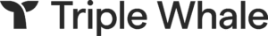 triple whale logo black