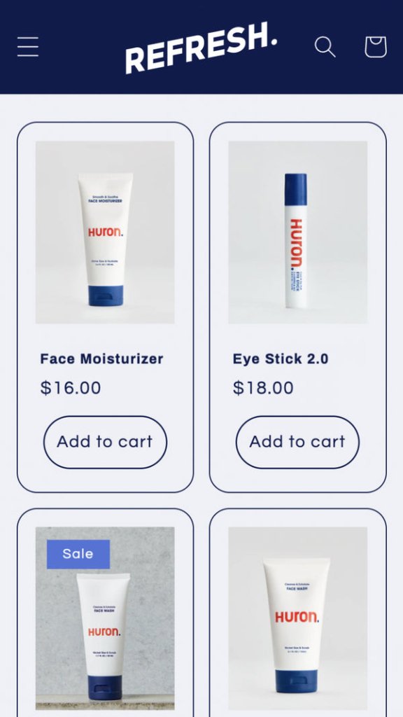 Refresh - Free Shopify 2.0 Theme